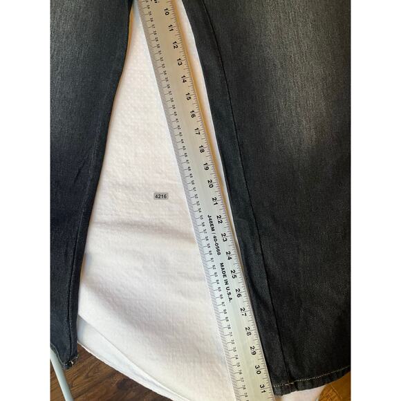 Coldwater Creek Women Skinny Jeans size 16 Black Mid Rise Stretch Boot Cut NWT - Picture 4 of 11